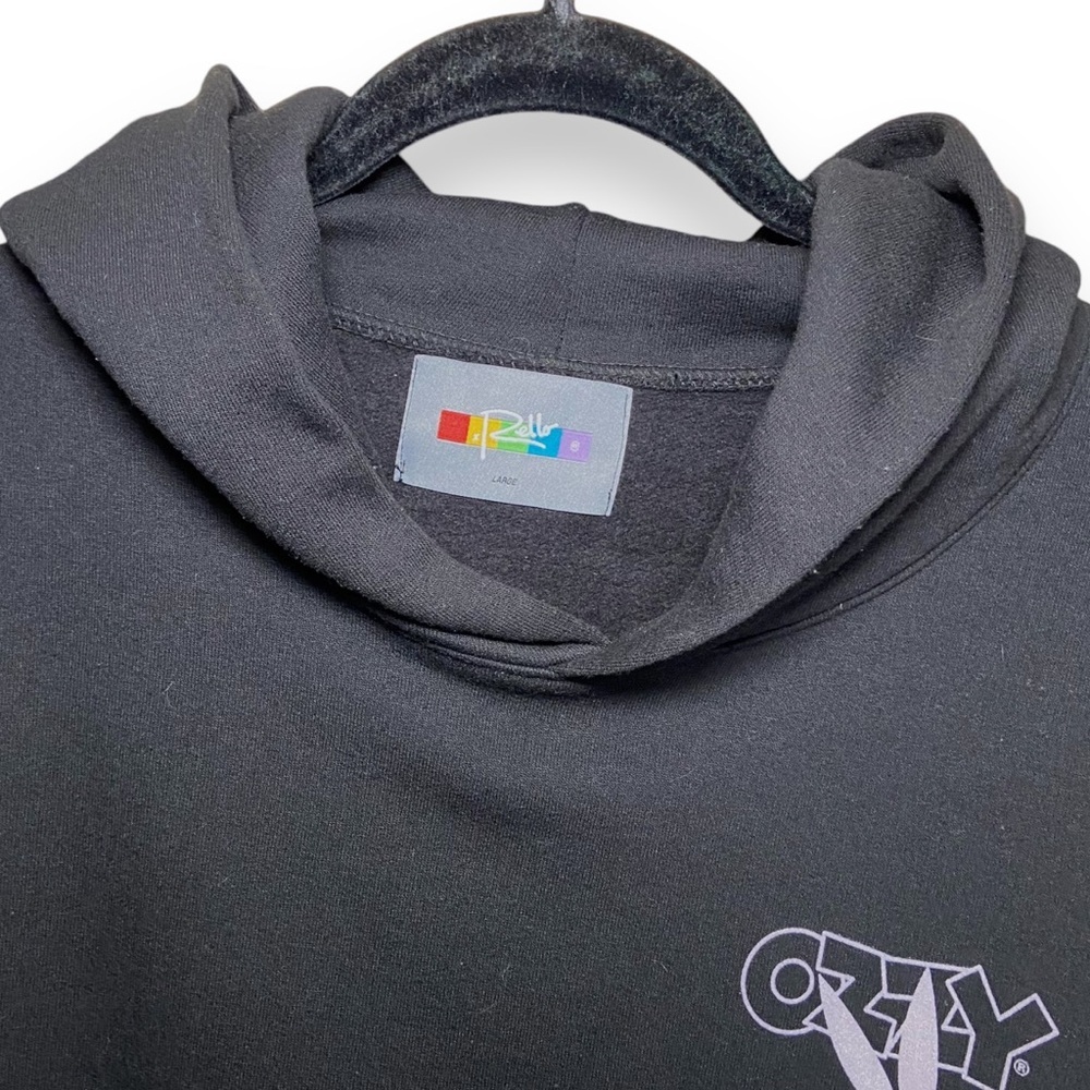 King Rello RARE Ozzy The Bad Mouse Black Hoodie Size Large‎ Chicago - Picture 5 of 9